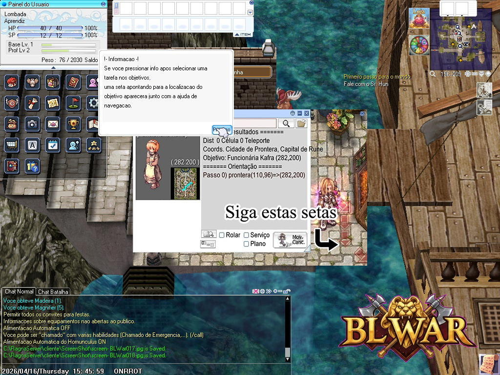 Tutorial de Navegação